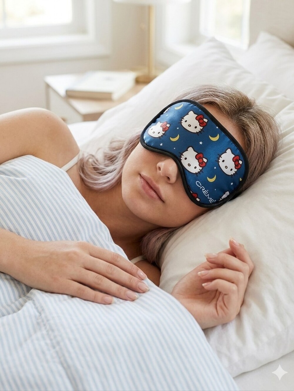 ​NWT The Crème Shop x Hello Kitty Starry Night Silky Sleep Mask Limited Edition